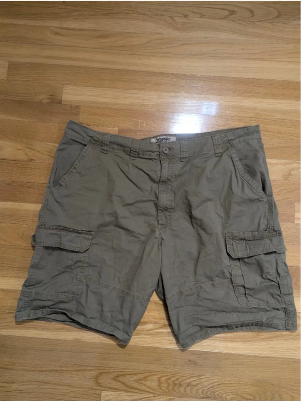 Wrangler Cargo Shorts Khaki Brown Waist 44